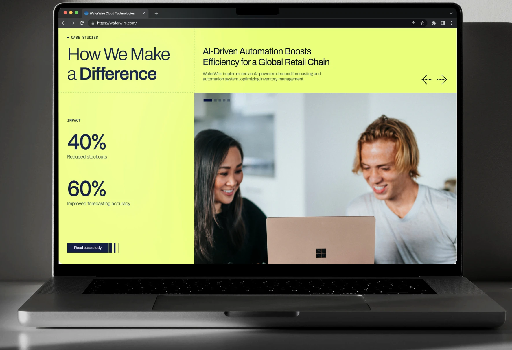 WaferWire, Website